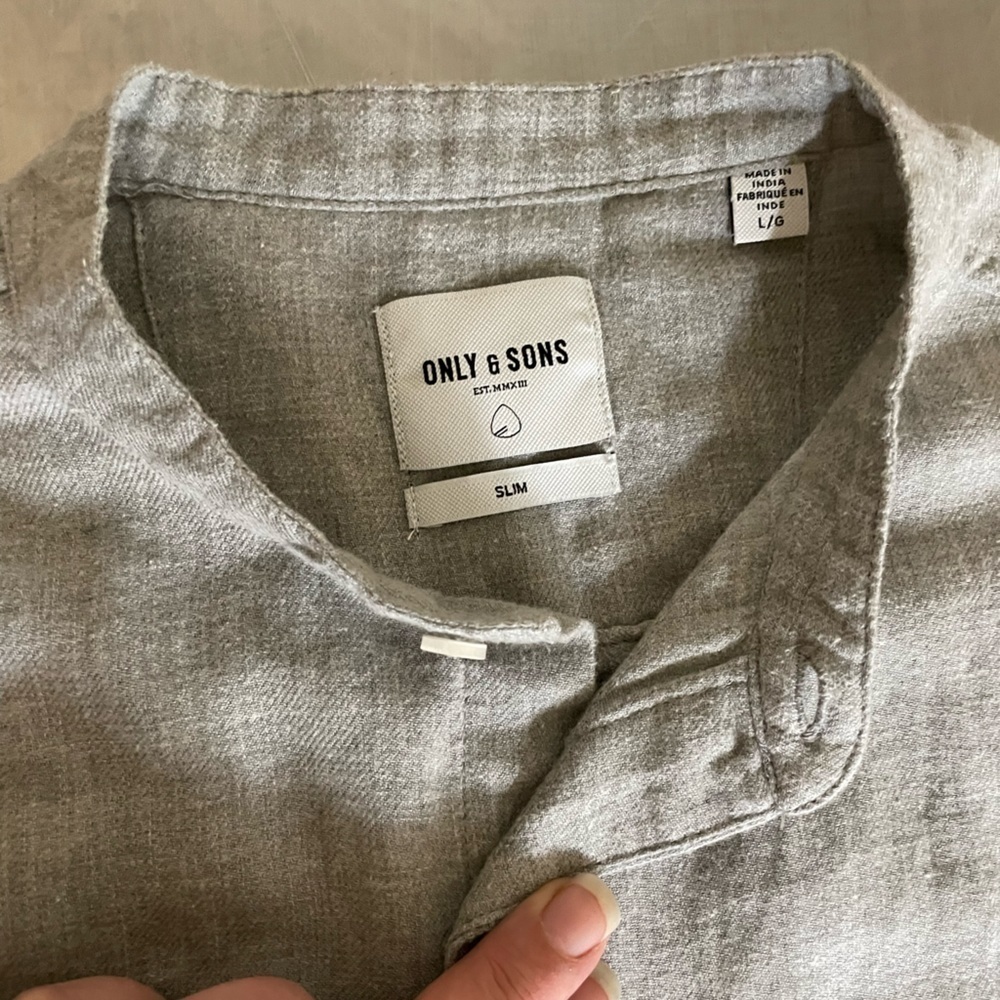 Only & sons - Mens - brushed cotton shirt - Picture 4 of 8